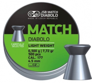 JSB Match Light 4,5mm (7,33grain)
